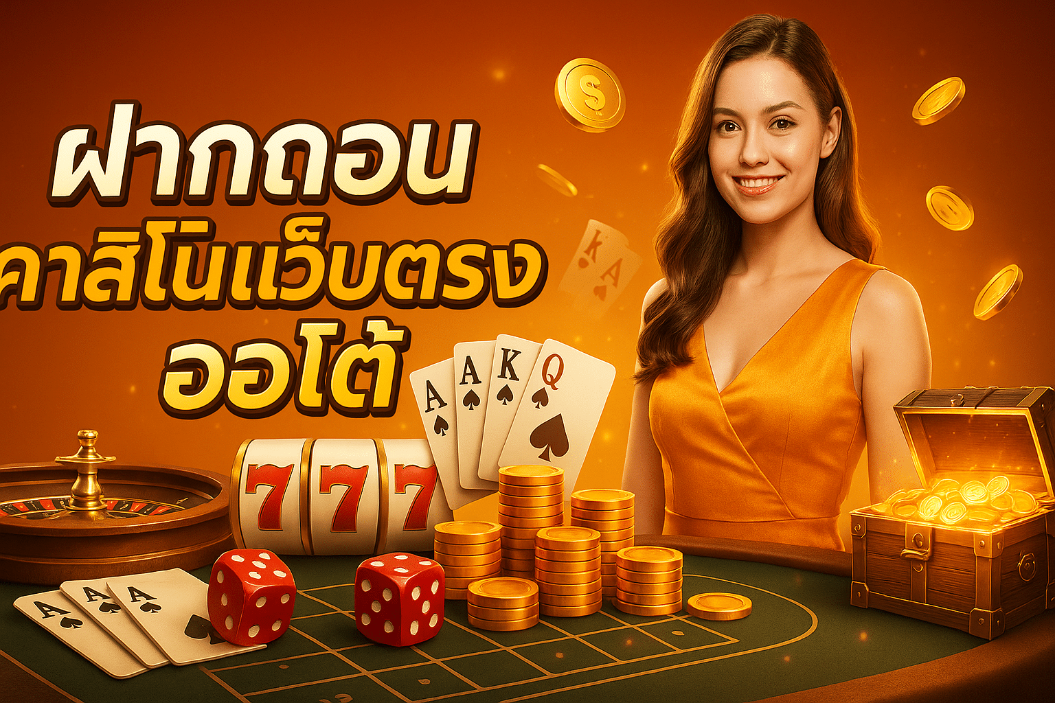 ฝากถอน คาสิโนเว็บตรง ออโต้