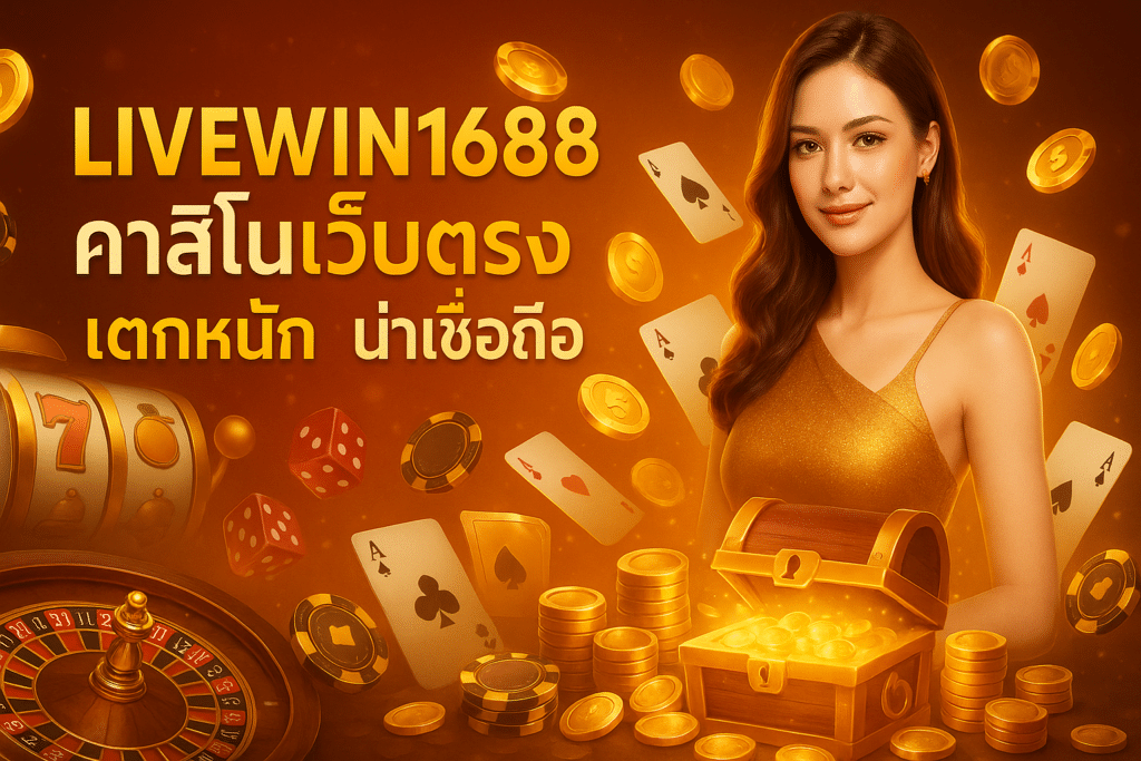 LIVEWIN1688 คาสิโนเว็บตรง แตกหนัก